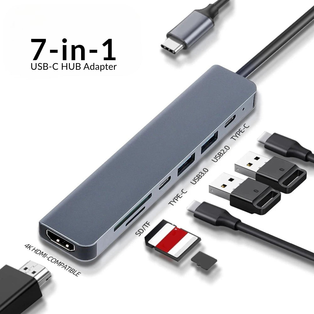 7-in-1 Portable USB-C Hub
