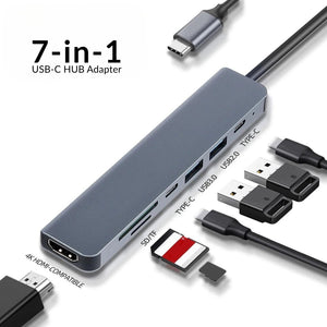7-in-1 Portable USB-C Hub