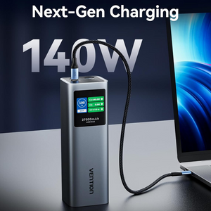 VENTION Powerhive 140W Power Bank - 27,000mAh with Smart Display